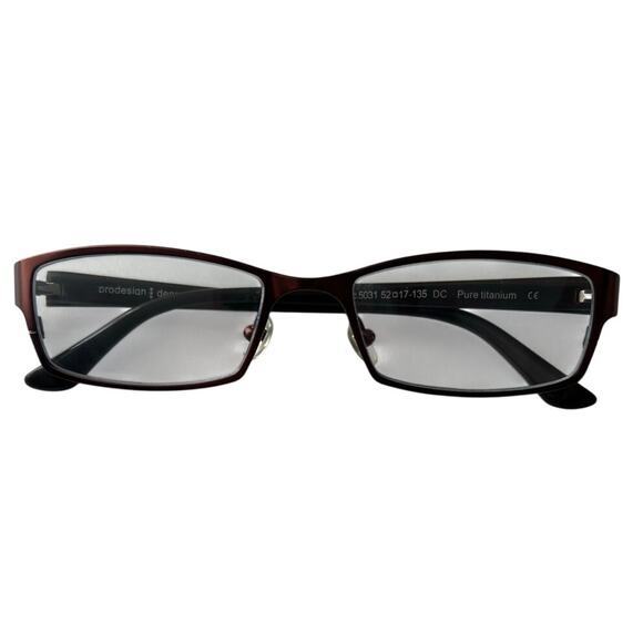 PRODESIGN DENMARK EYEGLASSES 1374 c.5031 52 17-135 DC PURE TITANIUM Retro - Picture 1 of 11